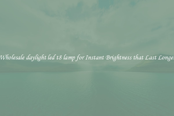 Wholesale daylight led t8 lamp for Instant Brightness that Last Longer
