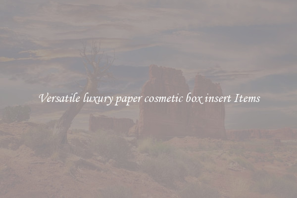 Versatile luxury paper cosmetic box insert Items