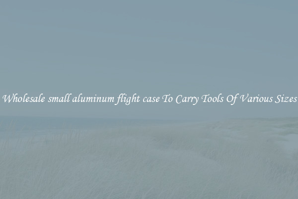 Wholesale small aluminum flight case To Carry Tools Of Various Sizes