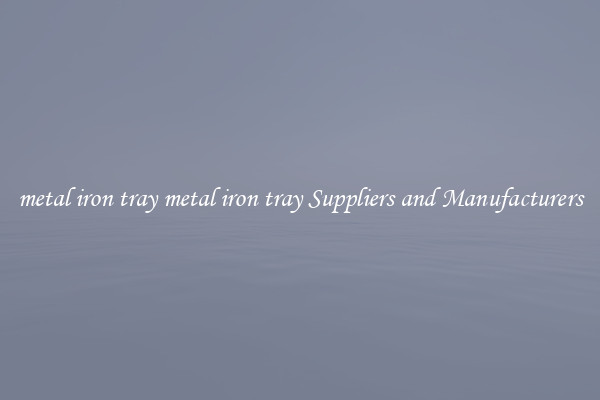metal iron tray metal iron tray Suppliers and Manufacturers