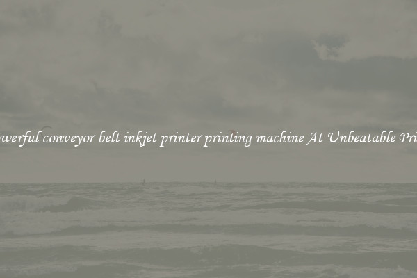 Powerful conveyor belt inkjet printer printing machine At Unbeatable Prices