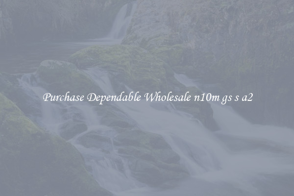 Purchase Dependable Wholesale n10m gs s a2